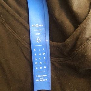 Kit and Ace Black T Shirt